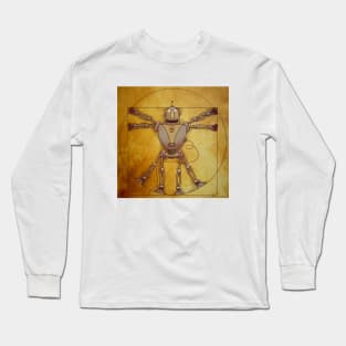 Vitruvianbot Long Sleeve T-Shirt